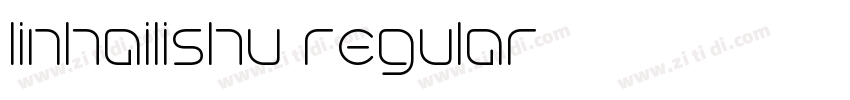 linhailishu regular字体转换